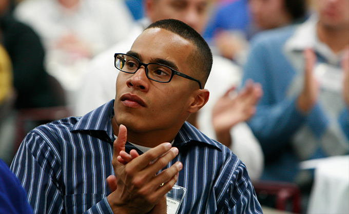 2008 clapping man